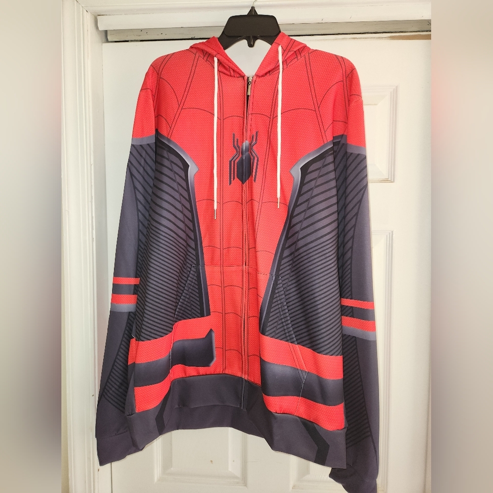 Scarlet spiderman hoodie